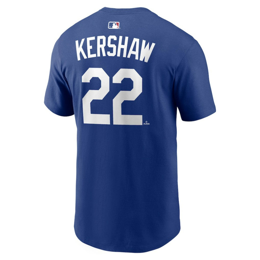 Clayton Kershaw Los Angeles Dodgers Alternate Name & Number T-Shirt Royal | Nike