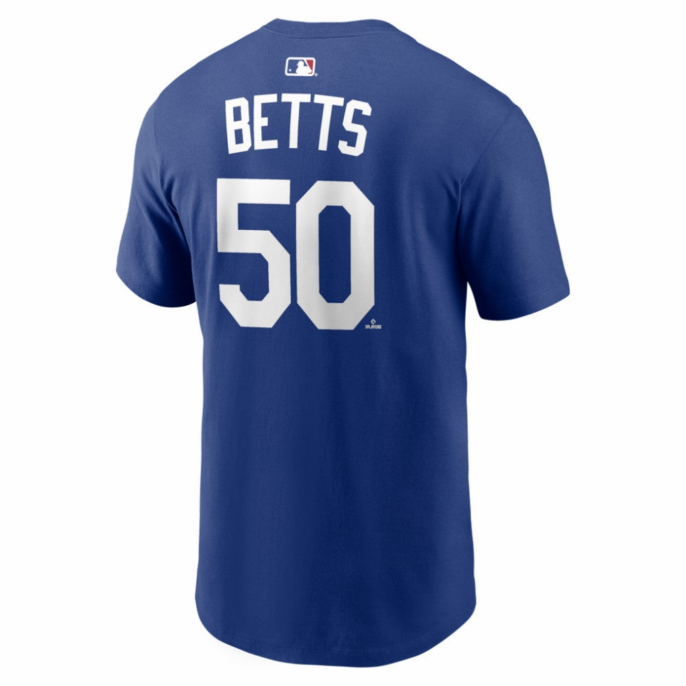 Mookie Betts Los Angeles Dodgers Alternate Name & Number T-Shirt Royal | Nike