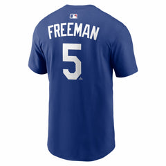 Freddie Freeman Los Angeles Dodgers Alternate Name & Number T-Shirt Royal | Nike