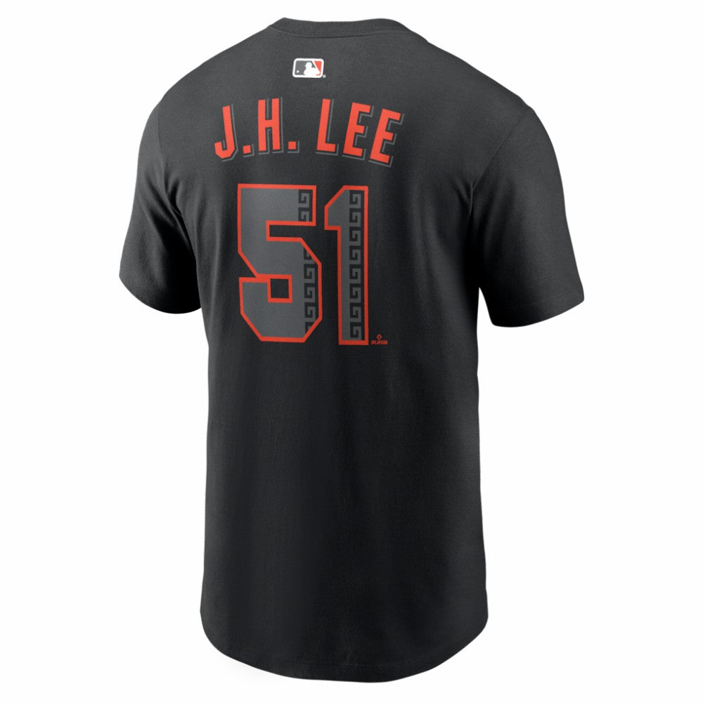 Jung Hoo Lee San Francisco Giants Alternate Name & Number T-Shirt Black | Nike