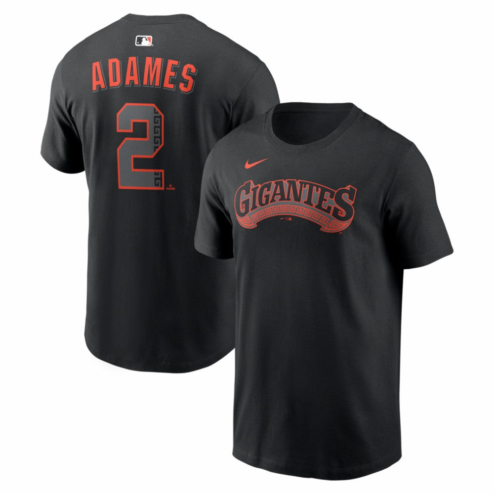 Willy Adames San Francisco Giants Alternate Name & Number T-Shirt Black | Nike