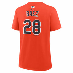 Javier Báez Detroit Tigers Women's Name & Number T-Shirt Orange | Nike