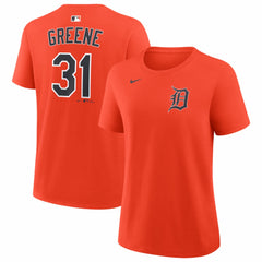 Riley Greene Detroit Tigers Women's Name & Number T-Shirt Orange | Nike