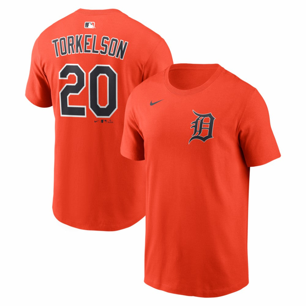 Spencer Torkelson Detroit Tigers Name & Number T-Shirt Orange | Nike