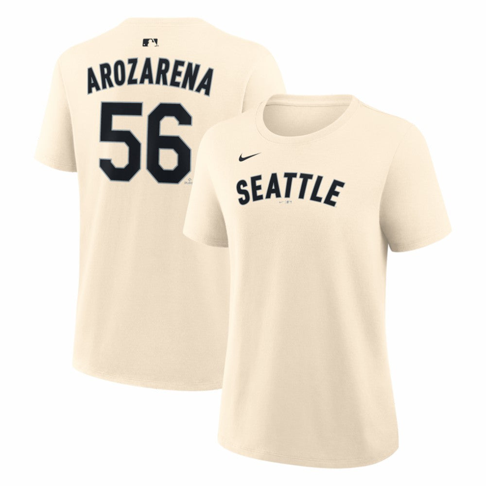Randy Arozarena Seattle Mariners Women's Name & Number T-Shirt Natural | Nike