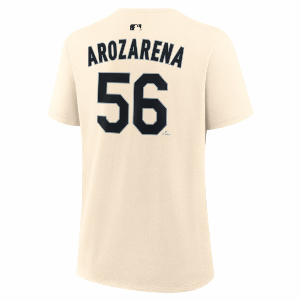 Randy Arozarena Seattle Mariners Women's Name & Number T-Shirt Natural | Nike