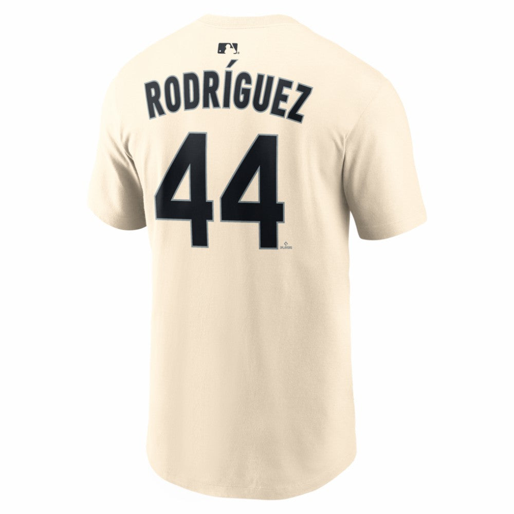 Julio Rodríguez Seattle Mariners Name & Number T-Shirt Natural | Nike
