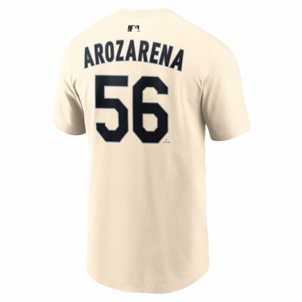 Randy Arozarena Seattle Mariners Name & Number T-Shirt Natural | Nike
