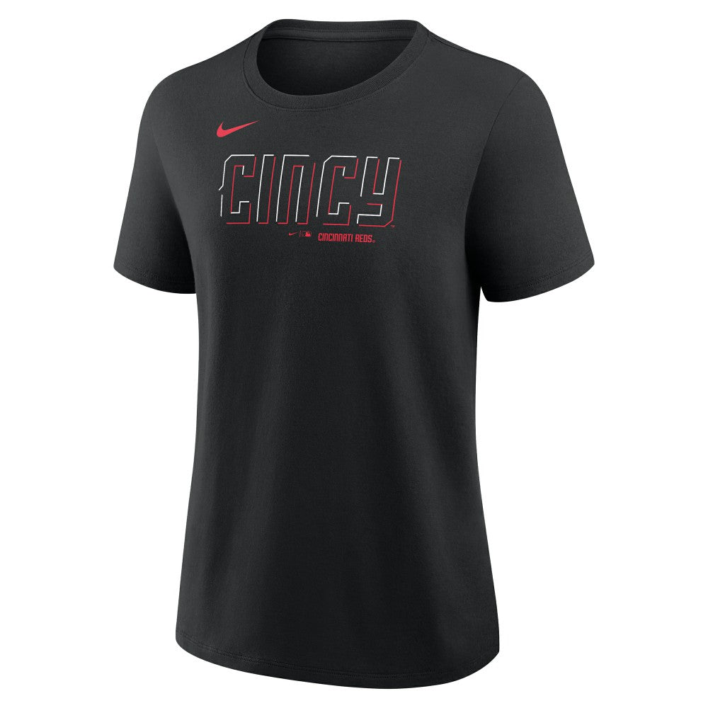 Elly De La Cruz Cincinnati Reds Women's Name & Number T-Shirt Black | Nike