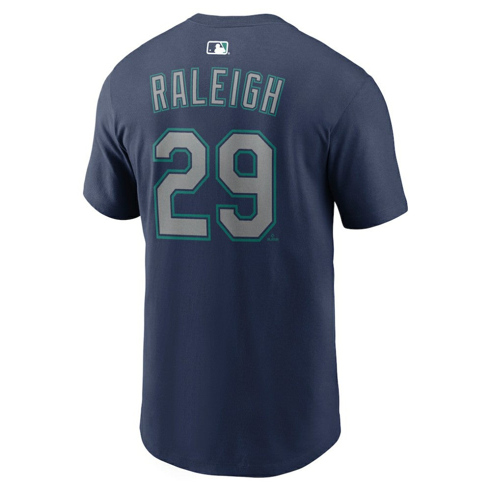 Cal Raleigh Seattle Mariners 50th Season Name & Number T-Shirt Navy | Nike