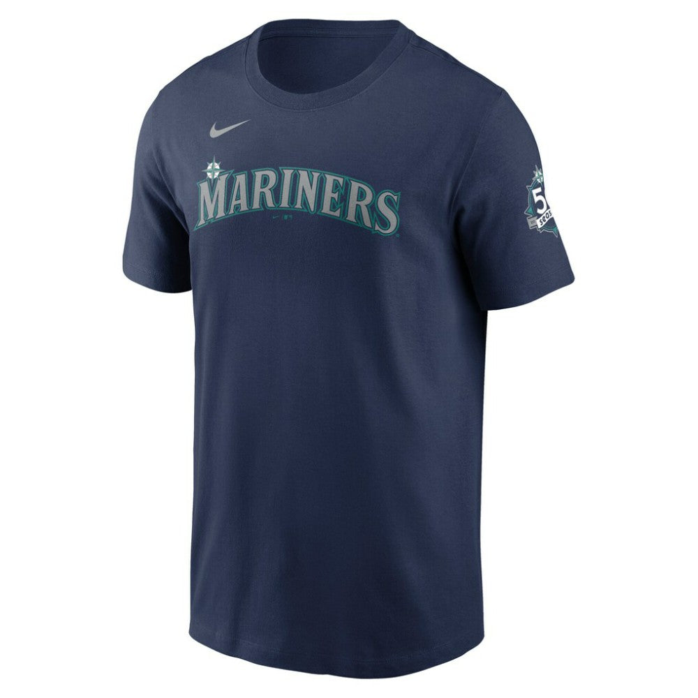 Julio Rodríguez Seattle Mariners 50th Season Name & Number T-Shirt Navy | Nike