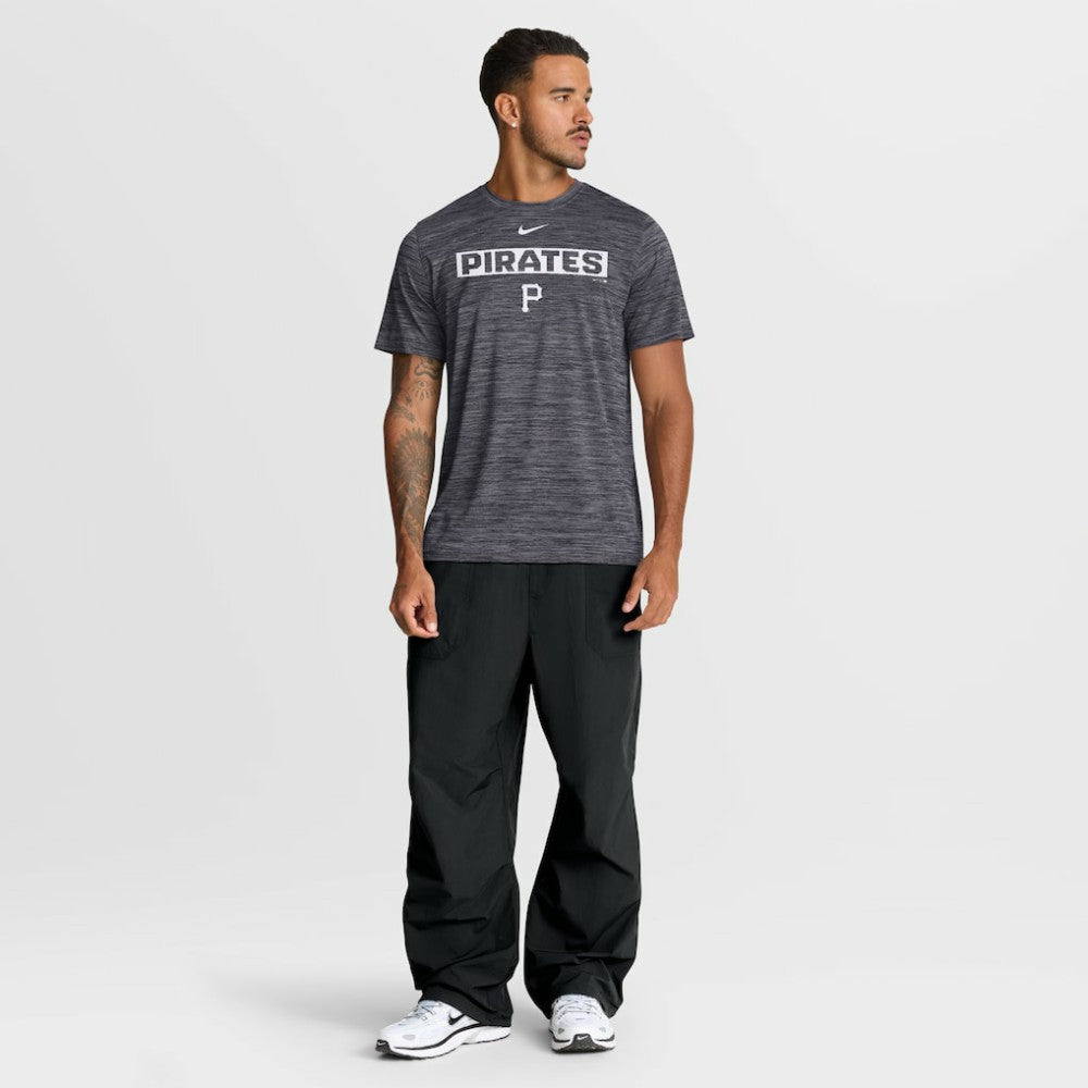 Pittsburgh Pirates Velocity Dri-FIT T-Shirt Black | Nike