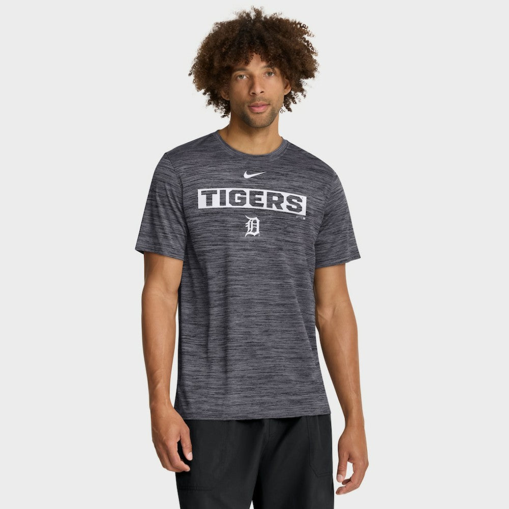 Detroit Tigers Velocity Dri-FIT T-Shirt Black | Nike