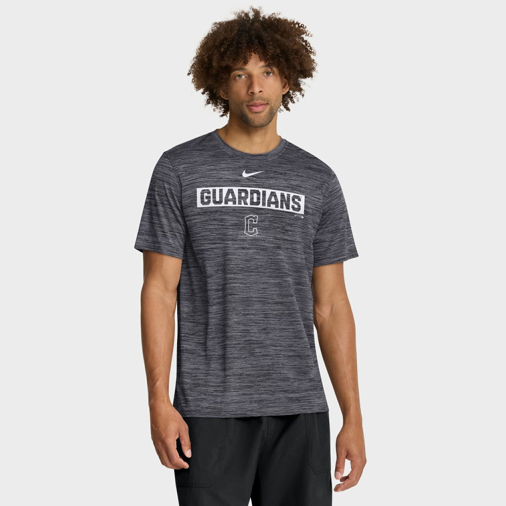 Cleveland Guardians Velocity Dri-FIT T-Shirt Black | Nike