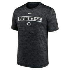 Cincinnati Reds Velocity Dri-FIT T-Shirt Black | Nike