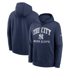 New York Yankees The City Never Sleeps Club Hoodie Navy | Nike