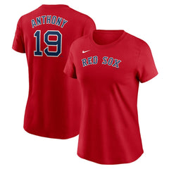 Roman Anthony Boston Red Sox Women's Cooperstown Collection Fuse Name & Number T-Shirt Red | Nike