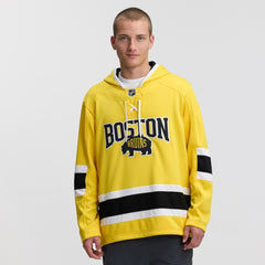 Boston Bruins Fanatics 2026 NHL Stadium Series Lace Up Hoodie Gold