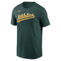 Nick Kurtz Athletics Fuse Name & Number T-Shirt Green | Nike