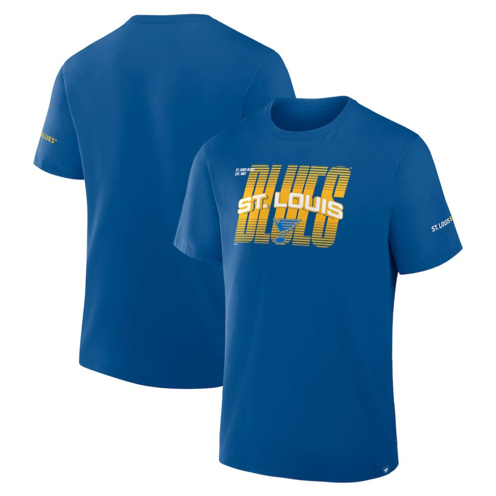 St. Louis Blues Fanatics Team Vision Legacy T-Shirt Blue