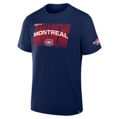 Montreal Canadiens Fanatics Team Vision Legacy T-Shirt Navy