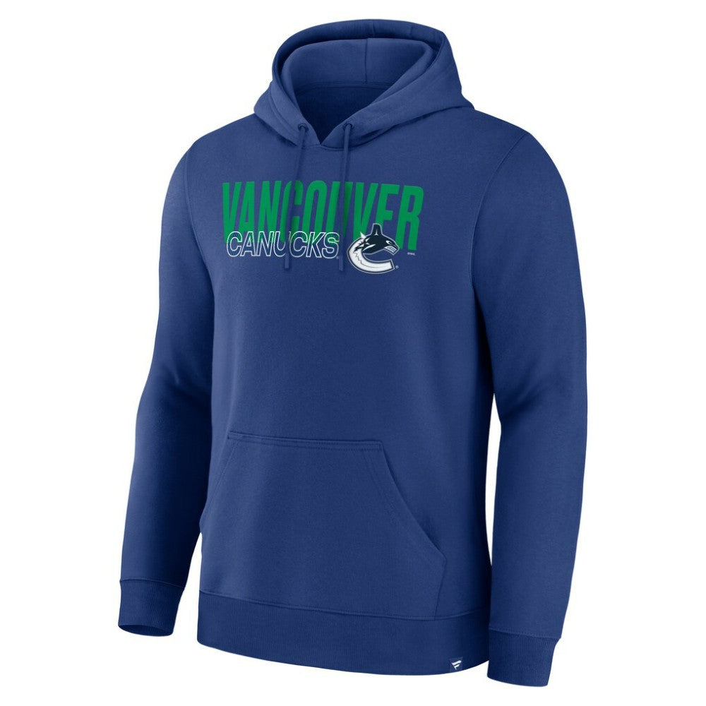 Vancouver Canucks Fanatics Net Minder Legacy Hoodie Blue