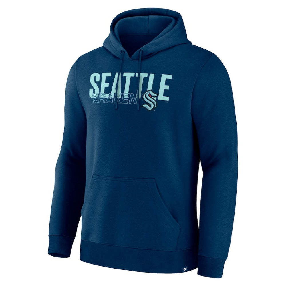 Seattle Kraken Fanatics Net Minder Legacy Hoodie Deep Sea Blue