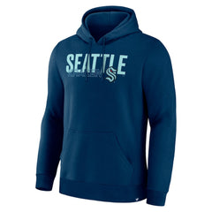 Seattle Kraken Fanatics Net Minder Legacy Hoodie Deep Sea Blue
