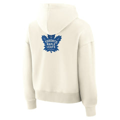 Toronto Maple Leafs Fanatics Women's Neutral Zone Legacy Hoodie Cream