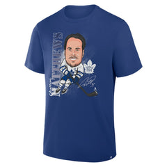 Auston Matthews Toronto Maple Leafs Fanatics Caricature Player T-Shirt Blue
