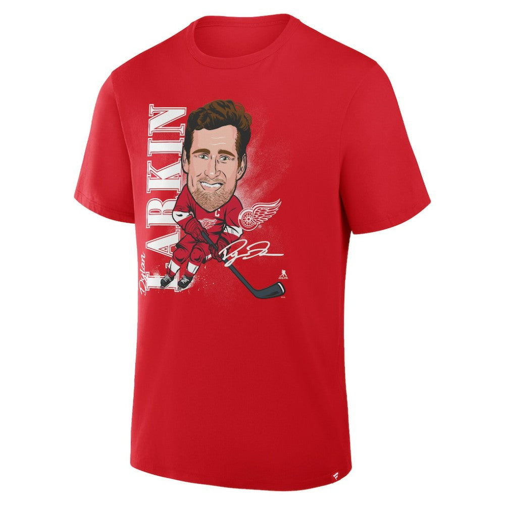 Dylan Larkin Detroit Red Wings Fanatics Caricature Player T-Shirt Red