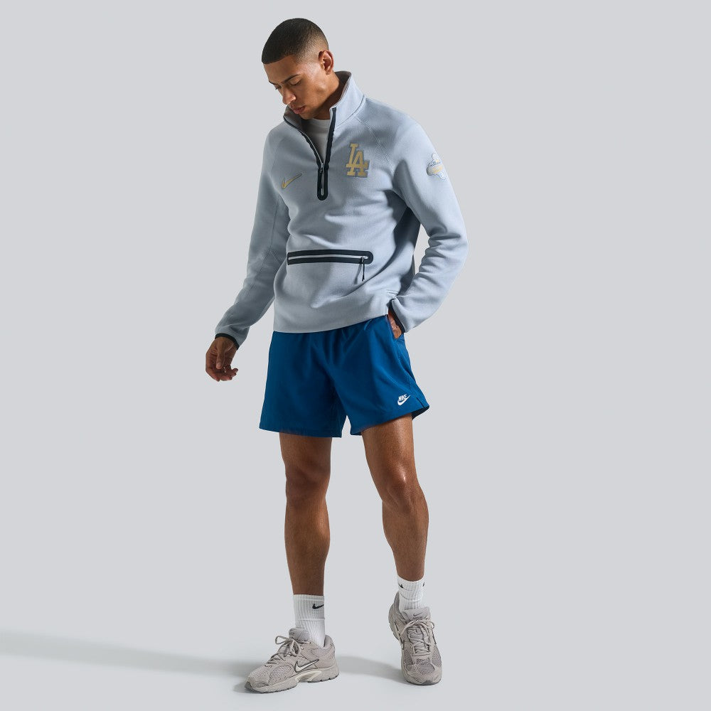 Los Angeles Dodgers 2026 Gold Collection Tech Fleece Half-Zip Pullover Gray | Nike