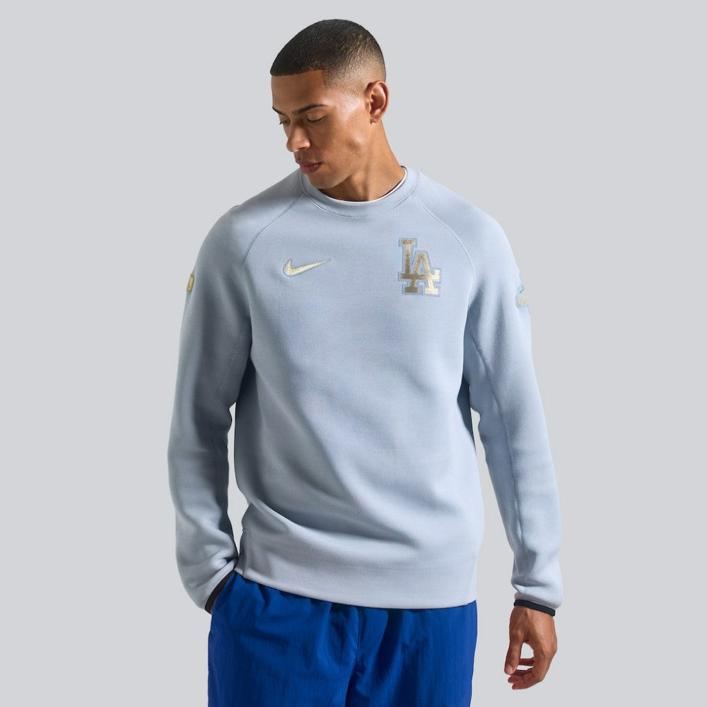 Los Angeles Dodgers 2026 Gold Collection Tech Fleece Sweatshirt Gray | Nike