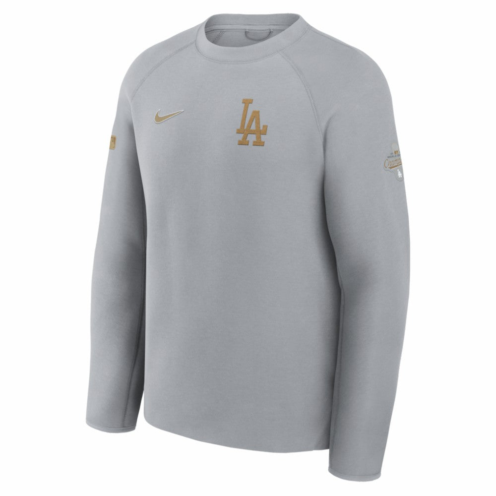 Los Angeles Dodgers 2026 Gold Collection Tech Fleece Sweatshirt Gray | Nike