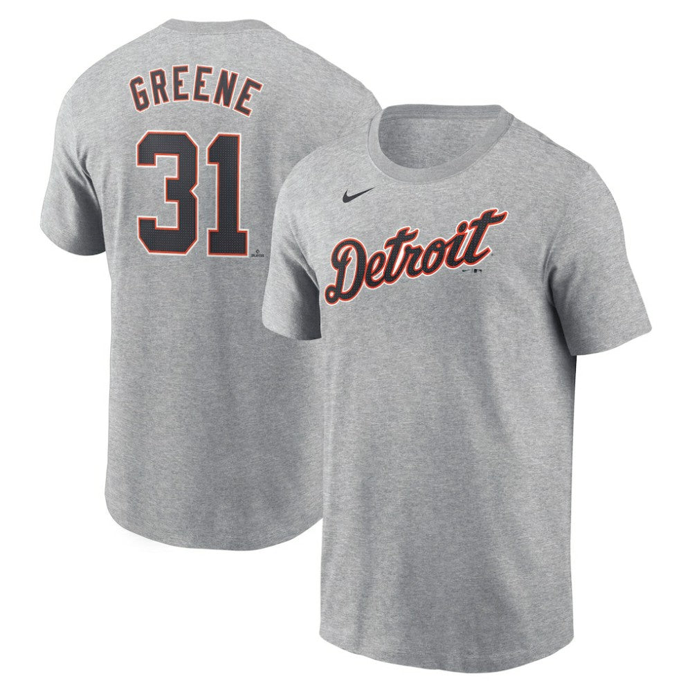 Riley Greene Detroit Tigers Fuse Name & Number T-Shirt Gray | Nike