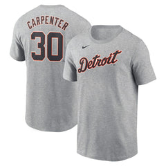 Kerry Carpenter Detroit Tigers Fuse Name & Number T-Shirt Gray | Nike