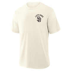 San Diego Padres Nostalgia Stadium Slub T-Shirt Cream