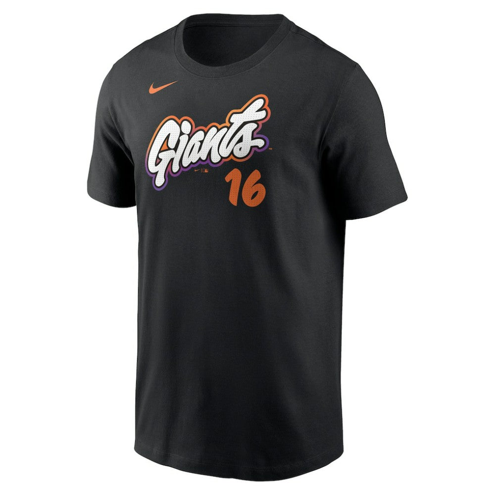 Rafael Devers San Francisco Giants 2025 City Connect Fuse Name & Number T-Shirt Black | Nike