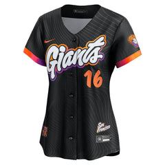 Rafael Devers San Francisco Giants Women's 2025 City Connect Limited Player Jersey Black | Nike