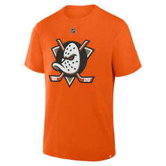 Chris Kreider Anaheim Ducks Fanatics Authentic Stack Name & Number T-Shirt Orange