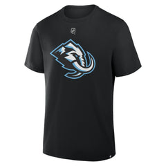 JJ Peterka Utah Mammoth Fanatics Authentic Stack Name & Number T-Shirt Black