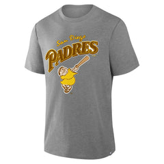 San Diego Padres Tribute IYKYK Tri-Blend T-Shirt Heather Gray