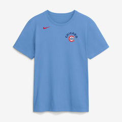 Chicago Cubs Electric Bear T-Shirt Light Blue | Nike