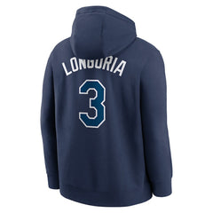 Evan Longoria Tampa Bay Rays Player Name & Number Club Pullover Hoodie Navy | Nike
