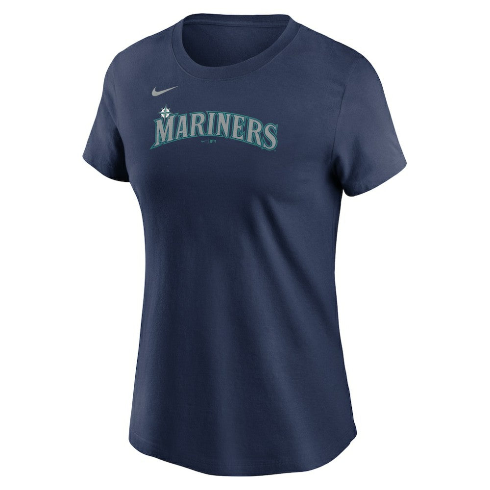 Cal Raleigh Seattle Mariners Women's Cooperstown Collection Fuse Name & Number T-Shirt Navy | Nike