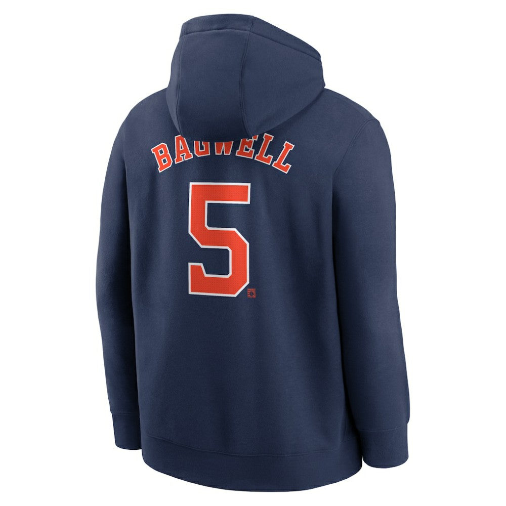 Jeff Bagwell Houston Astros Retired Player Name & Number Club Pullover Hoodie Navy | Nike