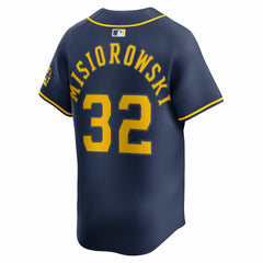 Jacob Misiorowski Milwaukee Brewers Alternate Limited Jersey Navy | Nike