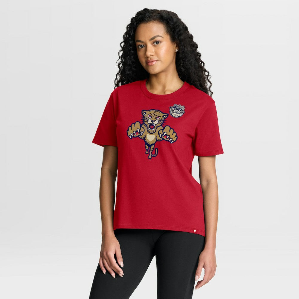 Florida Panthers Fanatics Women's 2026 NHL Winter Classic T-Shirt Red