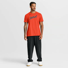 Detroit Tigers Alternate Wordmark T-Shirt Orange | Nike