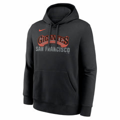 San Francisco Giants Alternate Club Fleece Hoodie Black | Nike